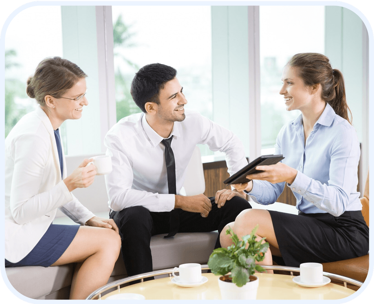 Team discussing trademark revival strategy